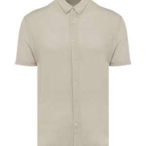 Men's Linen Short-sleeved Shirt, miniatyr 3